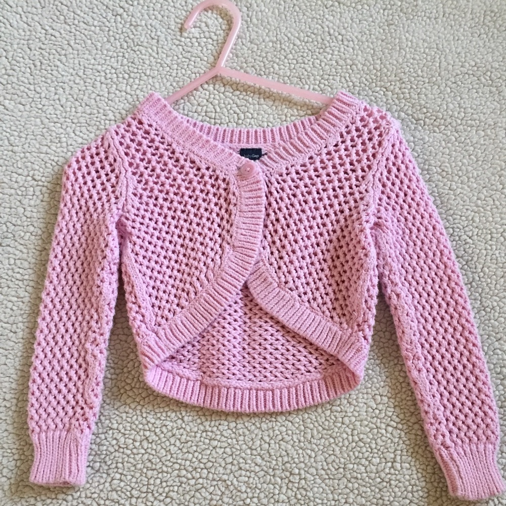 Gap Pink knitted cardigan